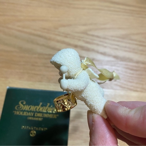 Department 56 Snowbabies Holiday Drummer Ornament Christmas Ceramic Porcelain - Picture 5 of 7